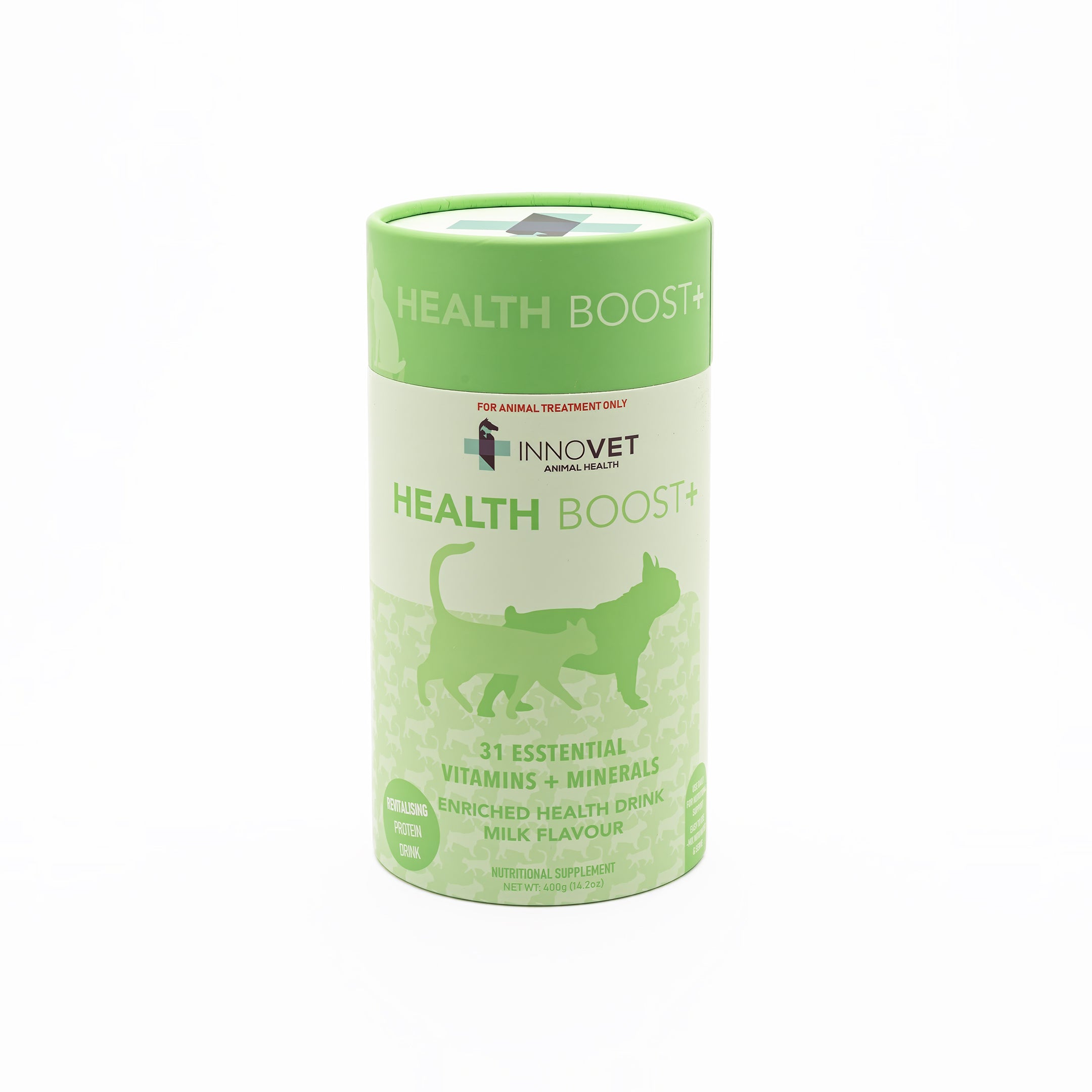 Innovet Health Boost+ lactose-free daily nutritional support drink for dogs and cats