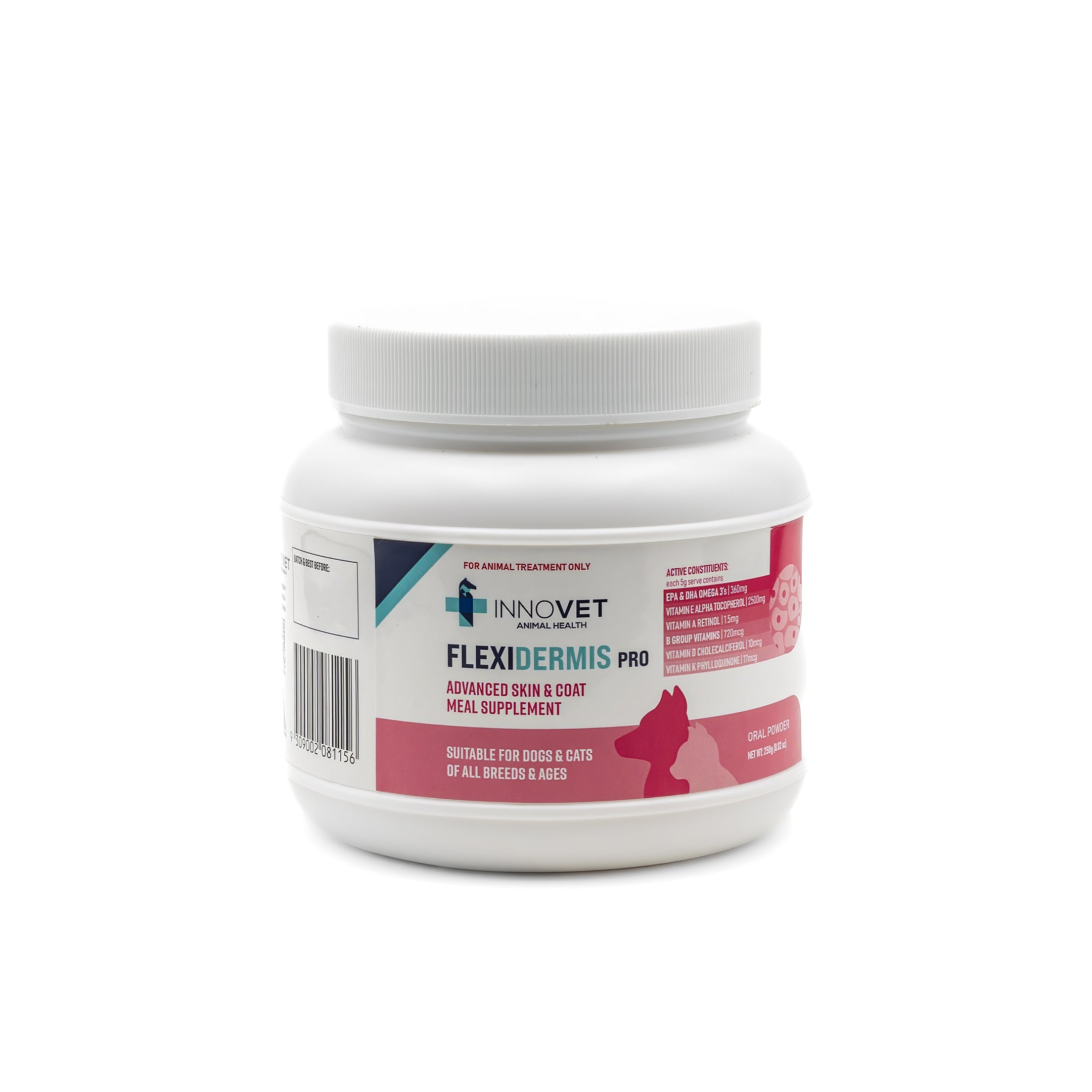 Innovet FlexiDermis PRO vet-exclusive supplement for dogs and cats
